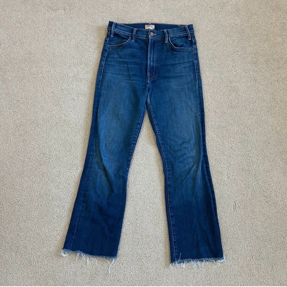 MOTHER Dark Blue Flare Jeans